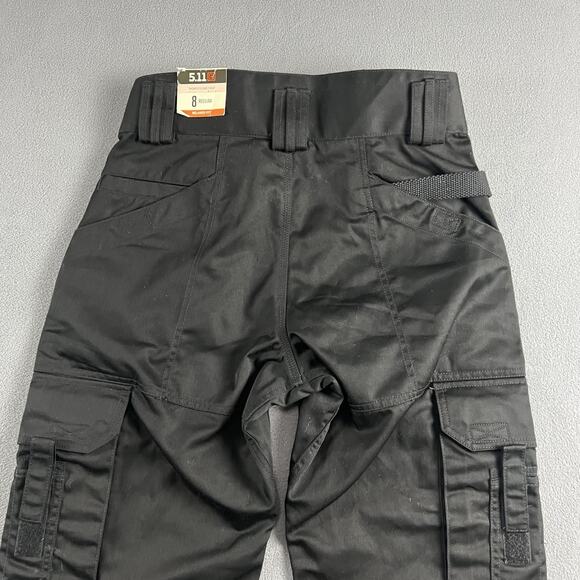 5.11 Tactical Pants Women's 8 Black EMS Cargo Comfort Outdoor Workwear - Picture 8 of 15